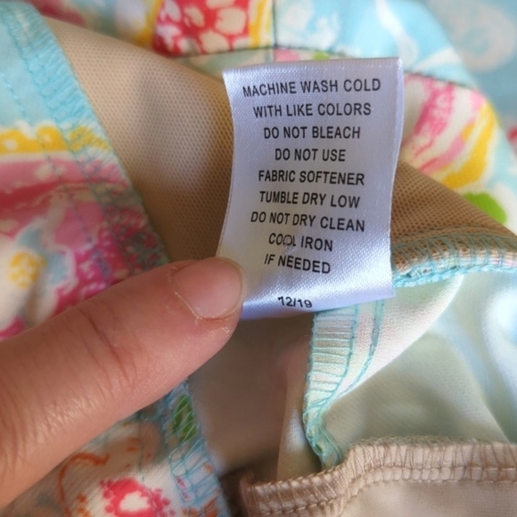 Ikbul UPF 50+ Sharon Seafoam Paisley Floral Golf Outdoors Ankle Pants NWT 4 - Picture 9 of 16